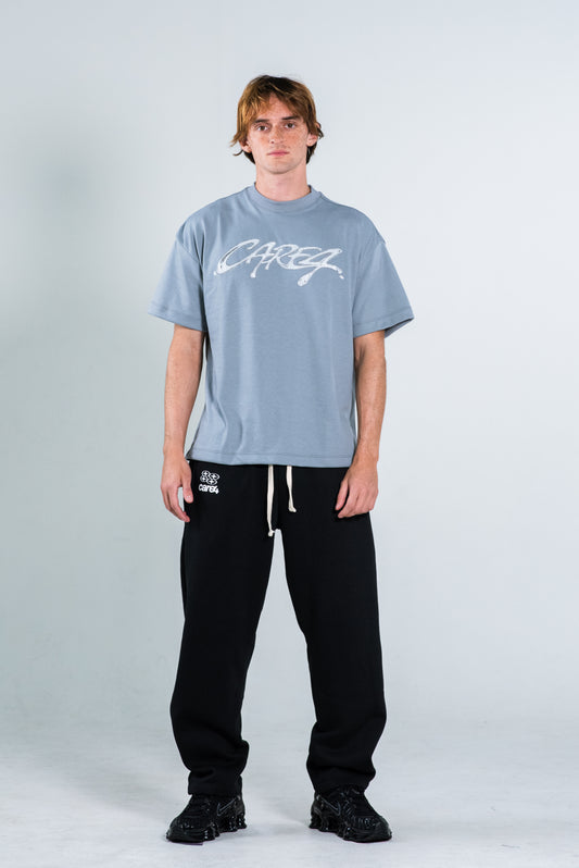 METALLIC GREY T-SHIRT