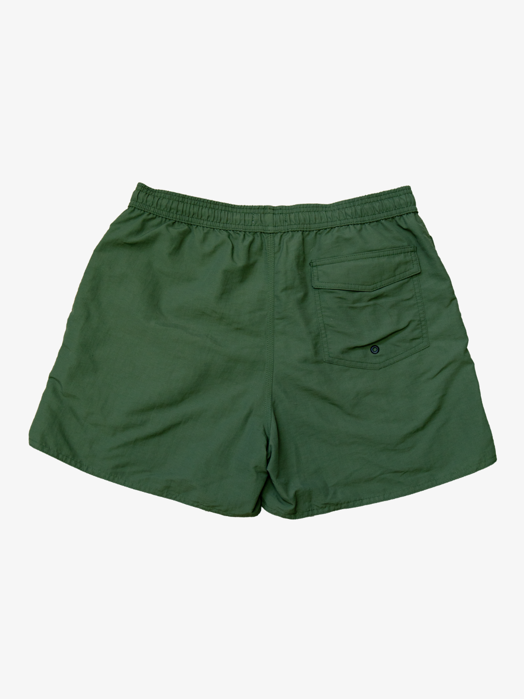 EMBROIDERED GREEN SHORTS