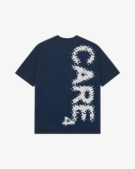 HUGE CARE4 NAVY T-SHIRT