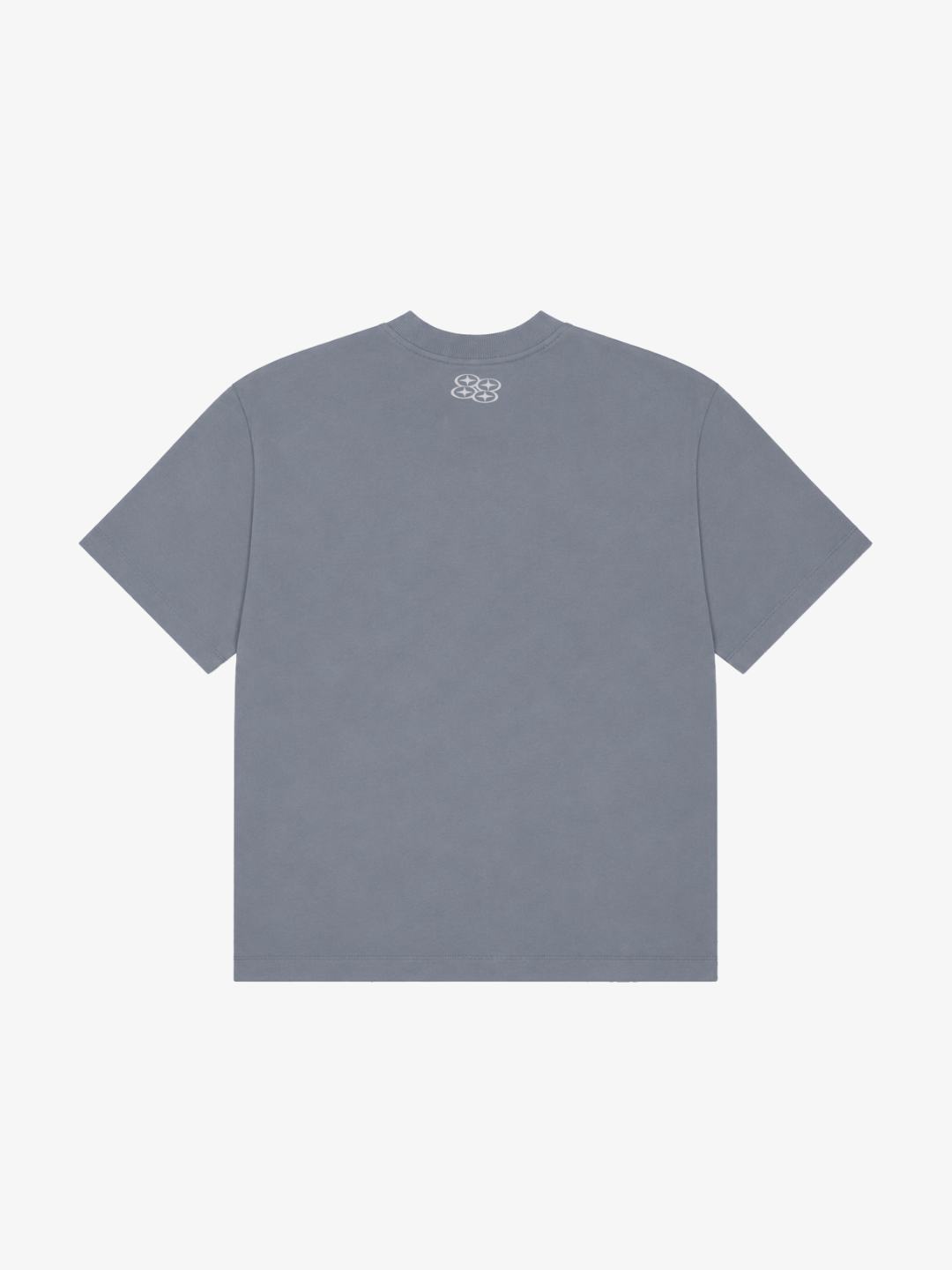 METALLIC GREY T-SHIRT