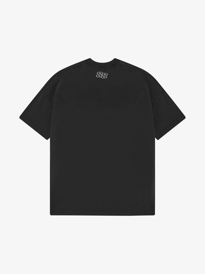 METALLIC BLACK T-SHIRT