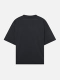 C4 LOGO OVERBOXY BLACK T-SHIRT