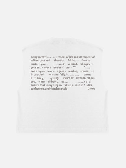 CAREFUL BOXY TANK TOP