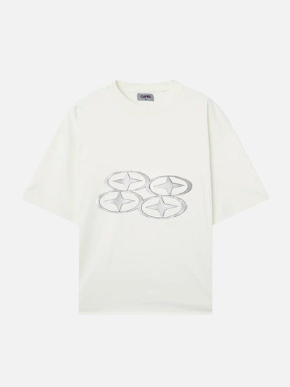 C4 LOGO OVERBOXY T-SHIRT