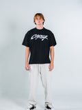 METALLIC BLACK T-SHIRT