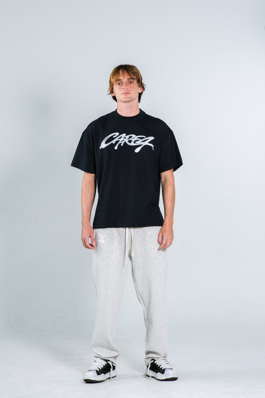 METALLIC BLACK T-SHIRT