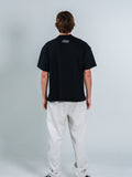 METALLIC BLACK T-SHIRT