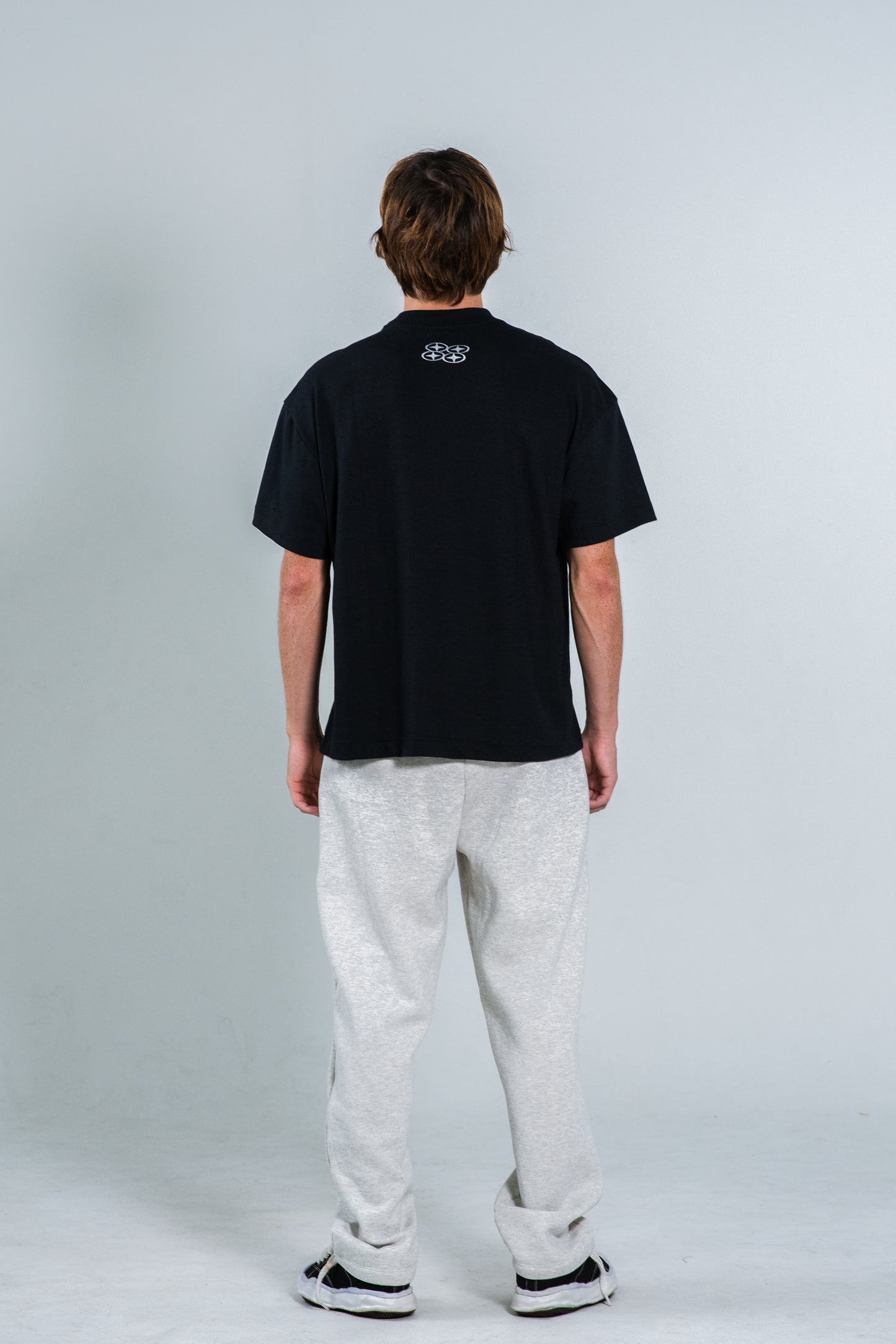 METALLIC BLACK T-SHIRT