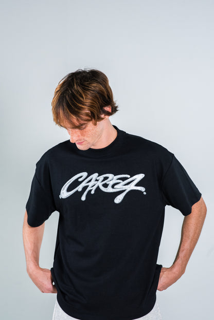 METALLIC BLACK T-SHIRT