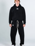 ESSENTIAL BLACK SWEATPANTS