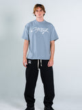 METALLIC GREY T-SHIRT