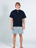 EMBROIDERED GREY SHORTS