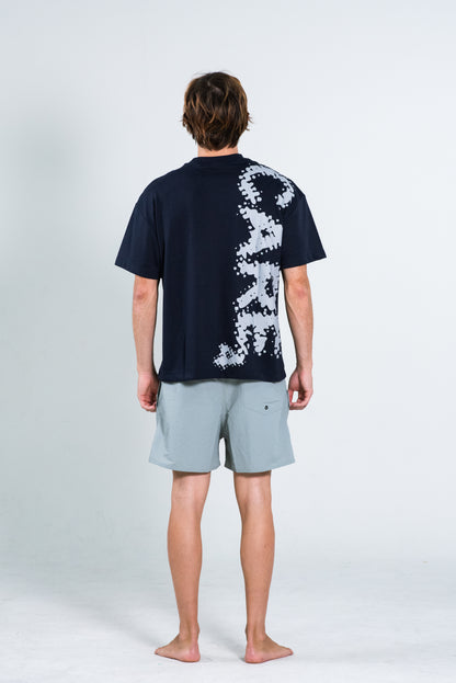 HUGE CARE4 NAVY T-SHIRT