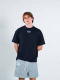 HUGE CARE4 NAVY T-SHIRT