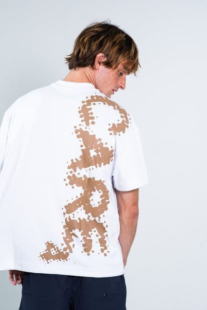 HUGE CARE4 WHITE T-SHIRT