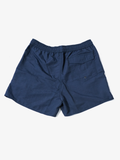EMBROIDERED NAVY SHORTS