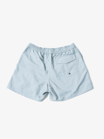 EMBROIDERED GREY SHORTS